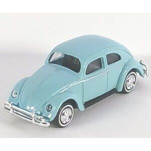 Busch VW Volkswagon 1970s Beetle Diecast Blue Excellent Condition